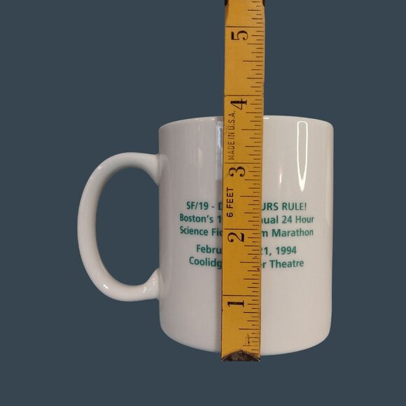 Science Fiction Film Marathon Mug Merch 1994 Dinosaurs Rule SF/19 Boston Vintage - Picture 3 of 4